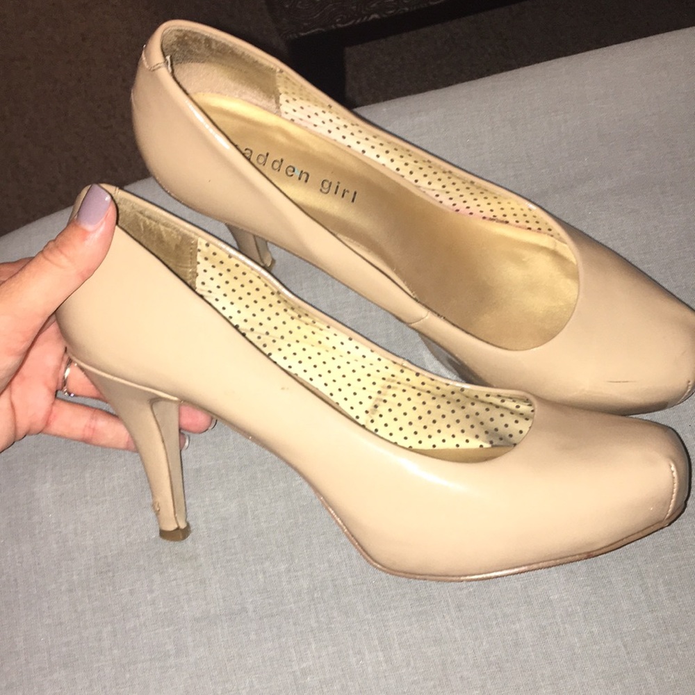 Nude Madden Girl heels